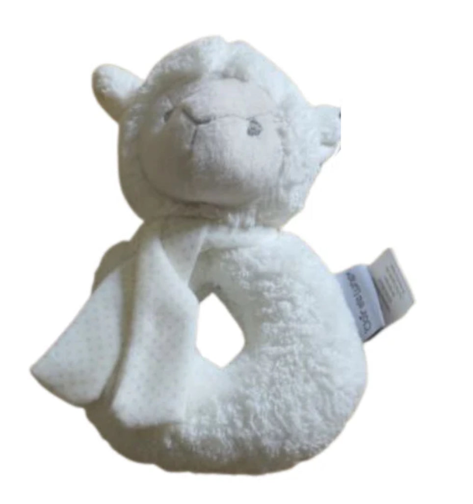 Claire De Lune Little Lamb Rattle