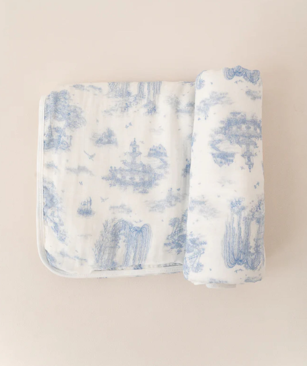 Gilded Bird Bamboo Baby Blanket