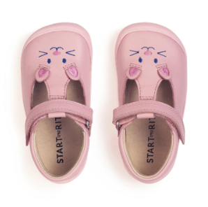 Start Rite Fellow Pink Leather Cat