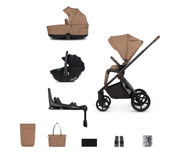 Venicci Claro 10 piece 3in1 Beige Tiago plus Base