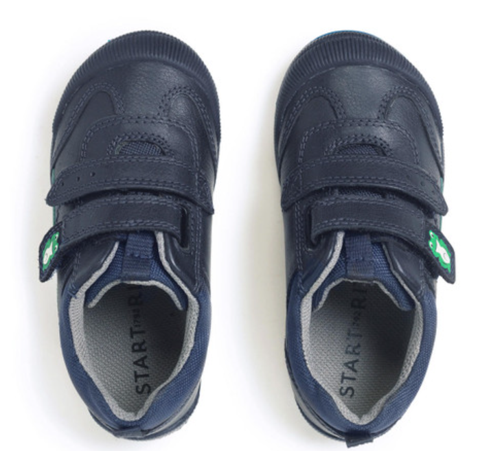 Start Rite Hopper Navy Leather