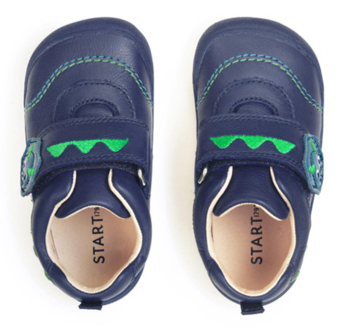 Start Rite Dino Foot French Navy Leather