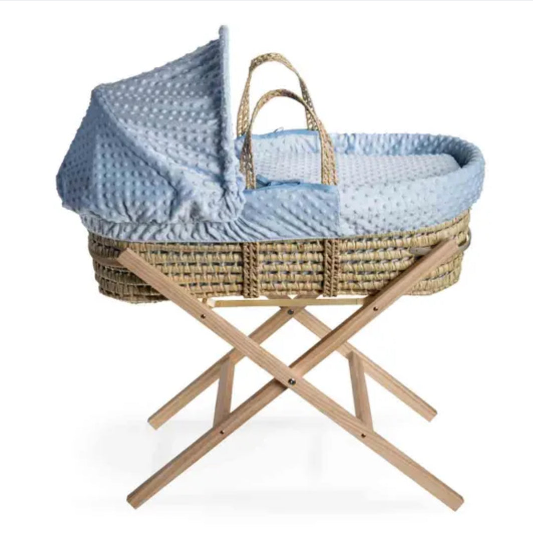 Clair De Lune Dimple moses basket