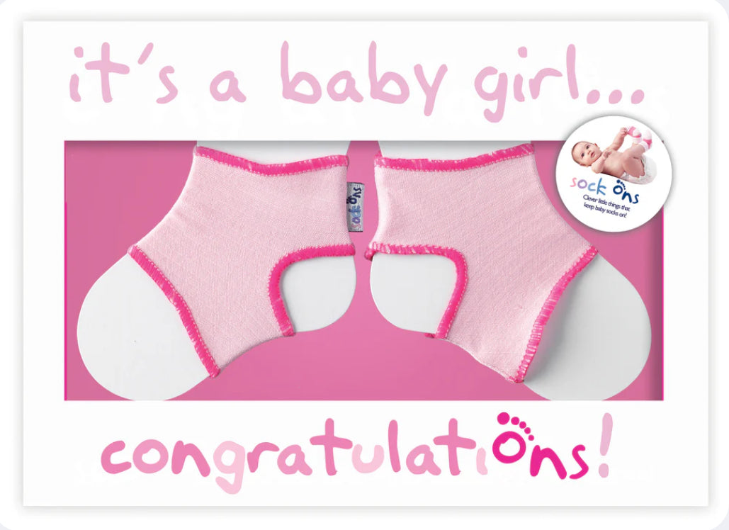 Sock ones themed (baby announcements)