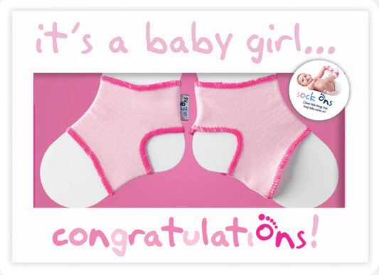 Sock ones themed (baby announcements)