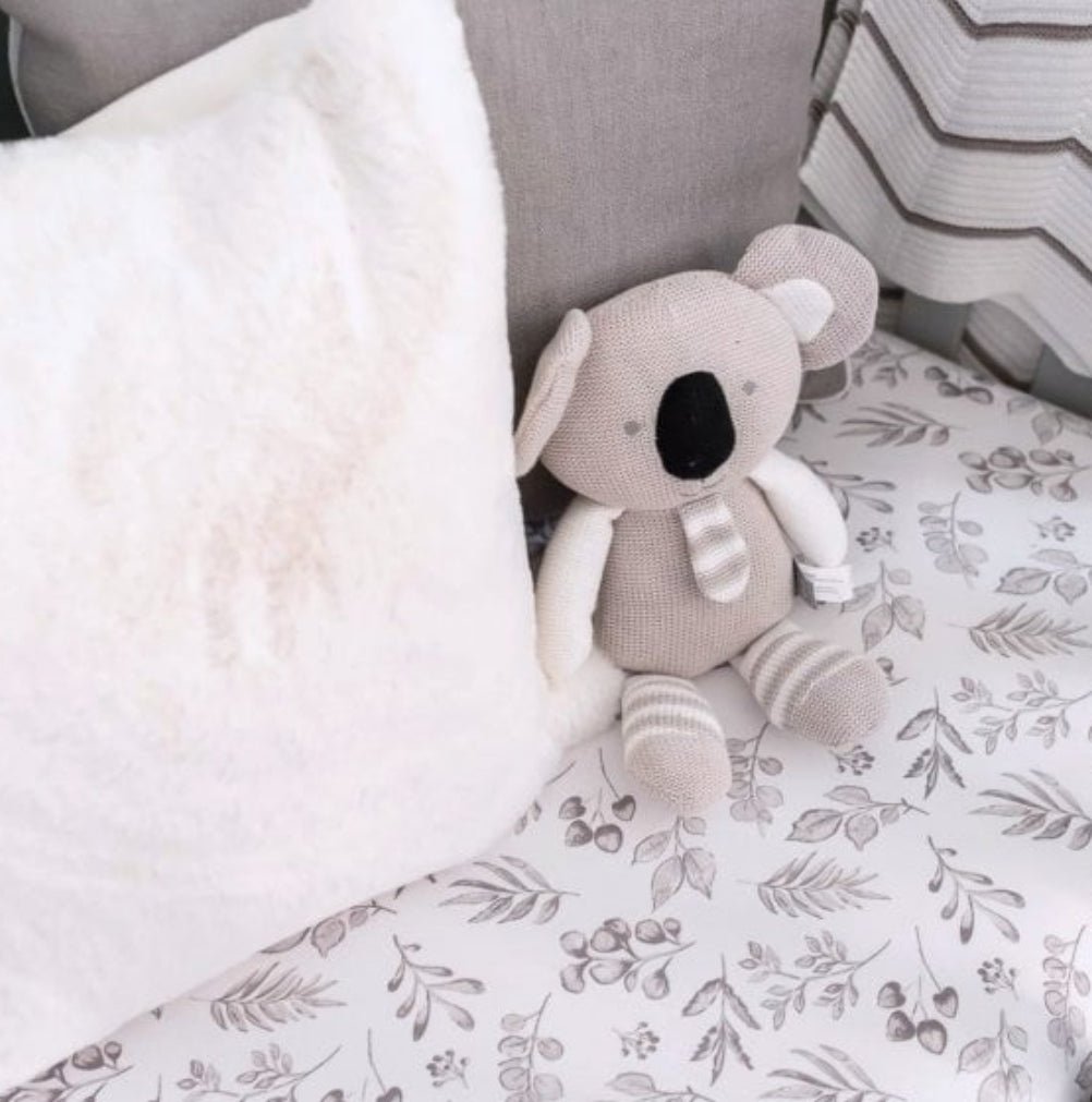 Gilded Bird Organic Cotton Fitted Cotbed Sheet