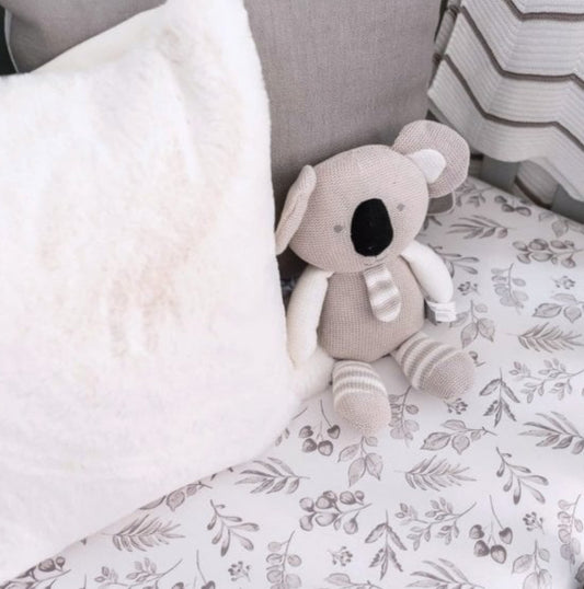 Gilded Bird Organic Cotton Fitted Cotbed Sheet