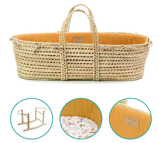 Clair De Lune Savanah Palm Moses Basket