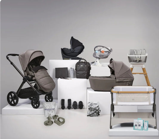 Bababing 18pc Raffi MK11 Travel, Home & Feeding Bundle with Hera Verto Spin Car Seat+Base