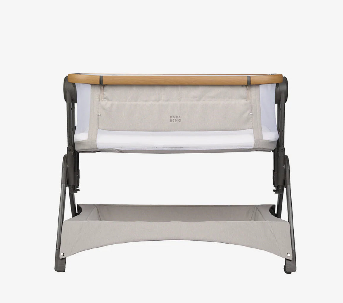 Bababing Bedside & Travel Crib (Beige)