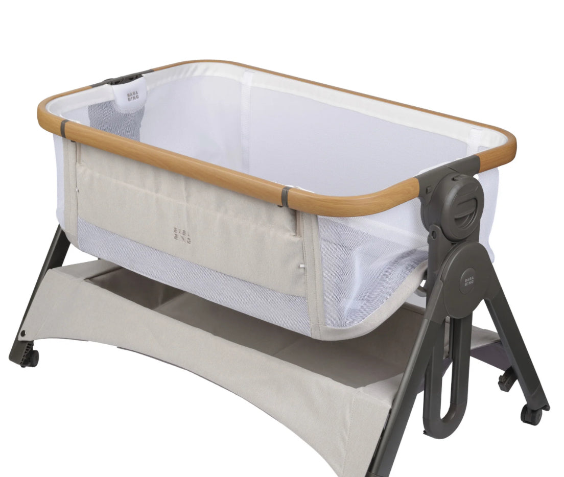 Bababing Bedside & Travel Crib (Beige)