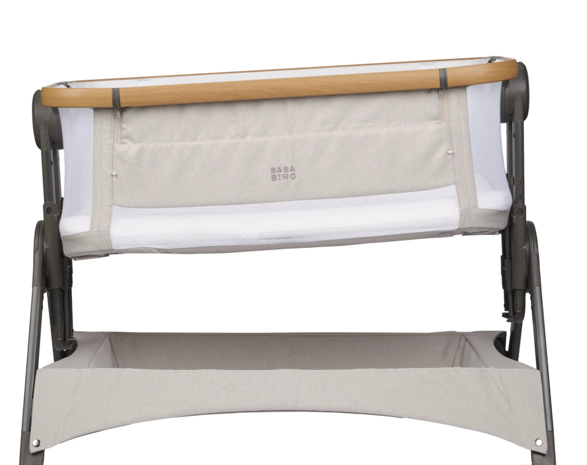 Bababing Bedside & Travel Crib (Beige)