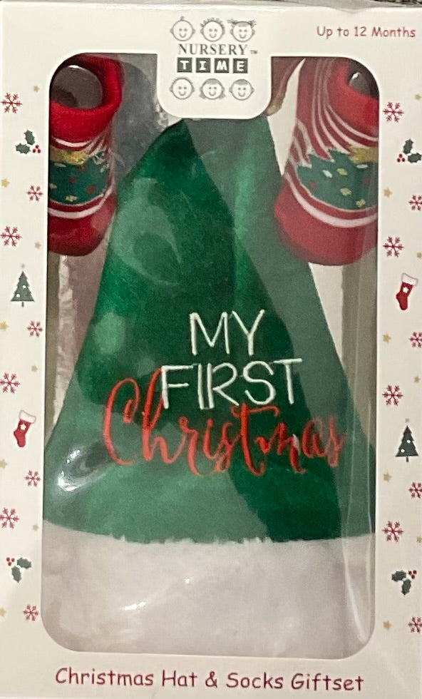Christmas Hat & Socks Gift Set