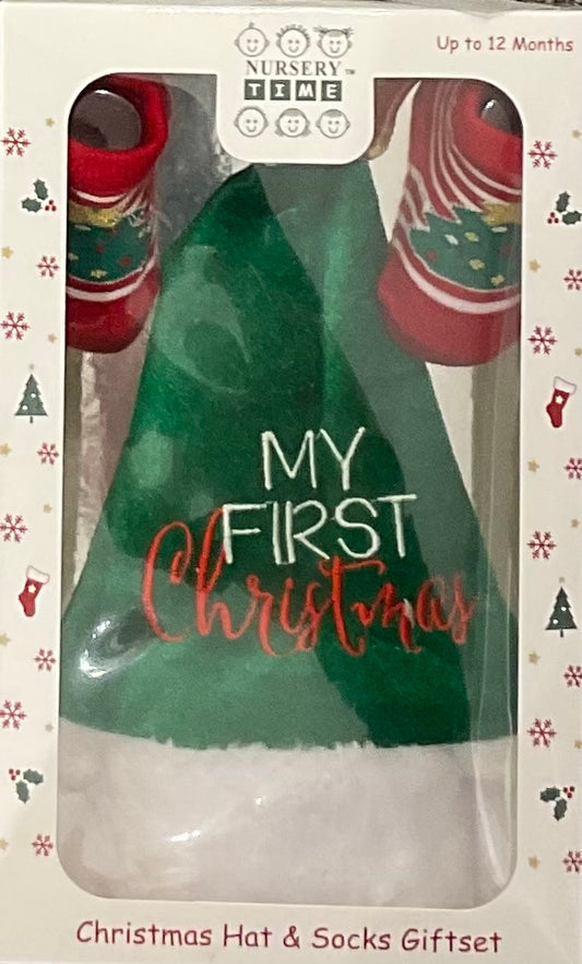 Christmas Hat & Socks Gift Set