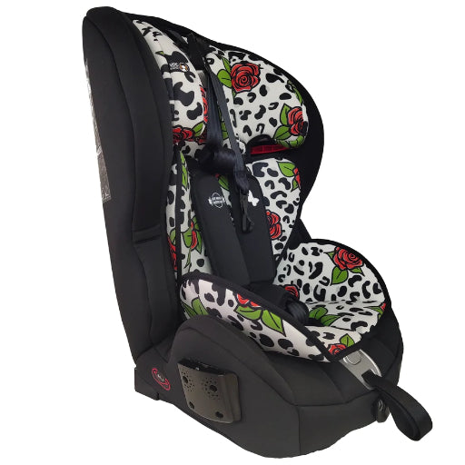 Katie Piper Group 1/2/3 Rose Leopard Isofix Car Seat