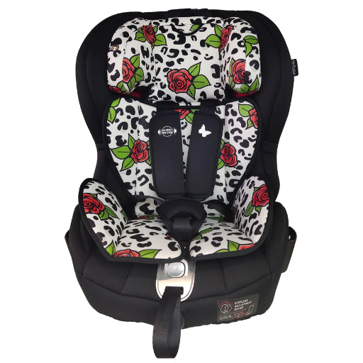 Katie Piper Group 1/2/3 Rose Leopard Isofix Car Seat