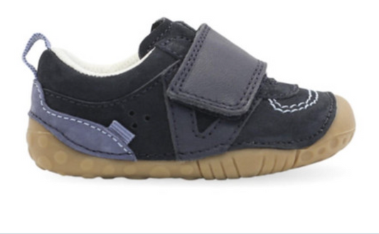 Start Rite Shuffle Navy Leather