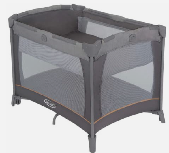 Graco Contour Bassinet Travel Cot Pebble