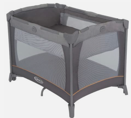 Graco Contour Bassinet Travel Cot Pebble
