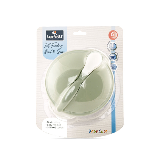 Lorelli Feeding Bowl & Spoon Set (Various Colours)