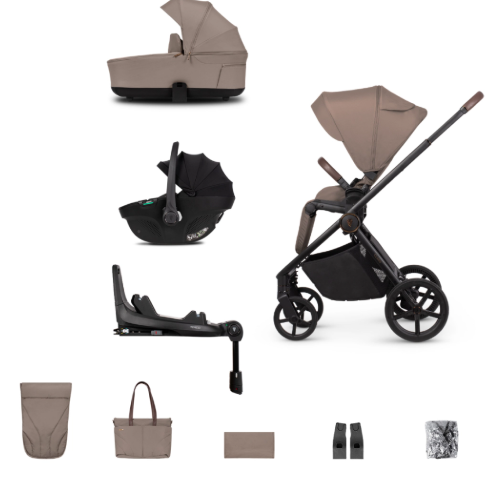 Venicci Claro 10 piece 3in1 Beige Tiago plus Base