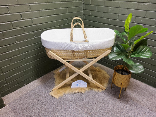 Clair De Lune Star moses basket Stars